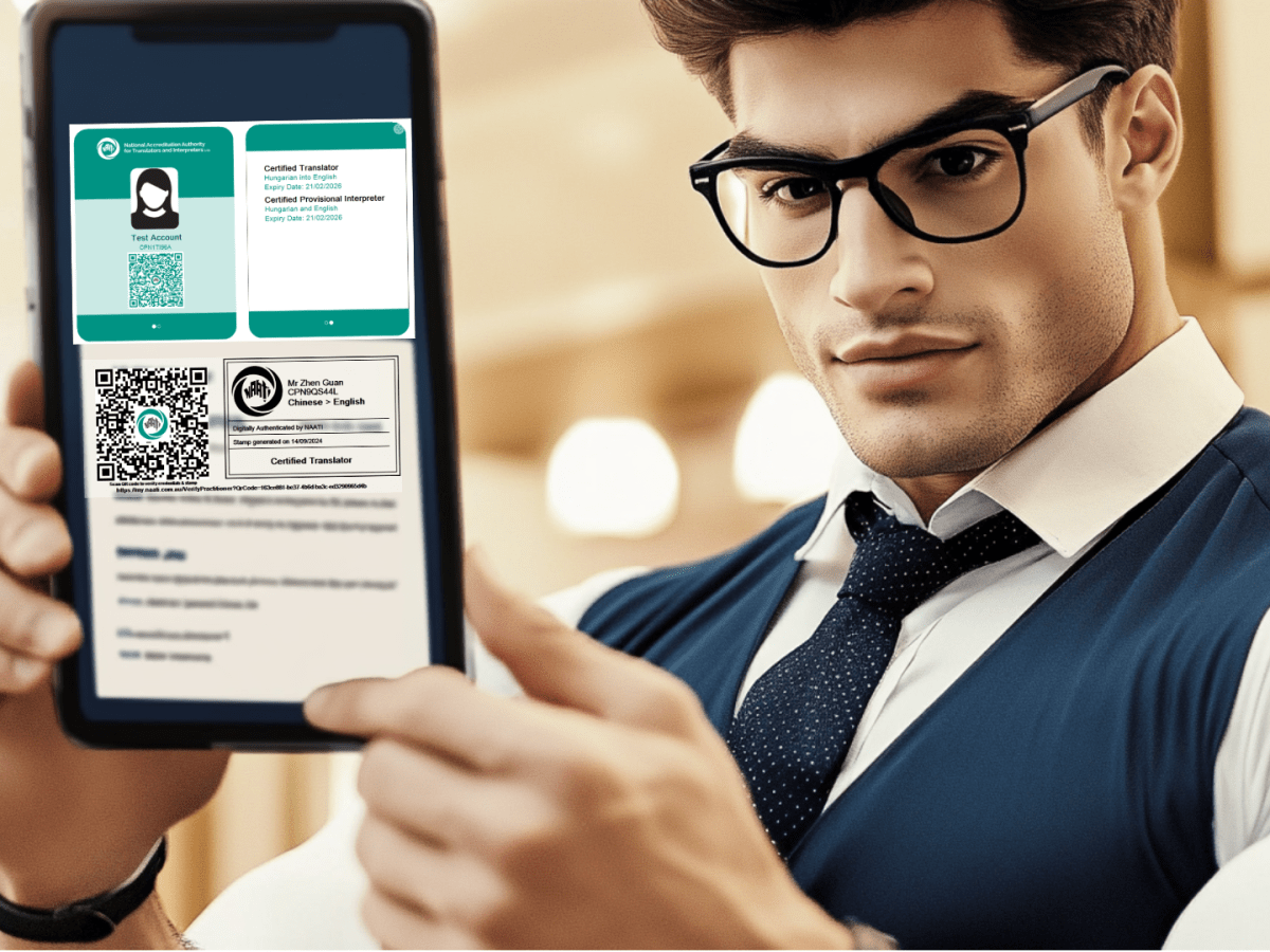 什麼是 NAATI 電子印章（數位印章）？