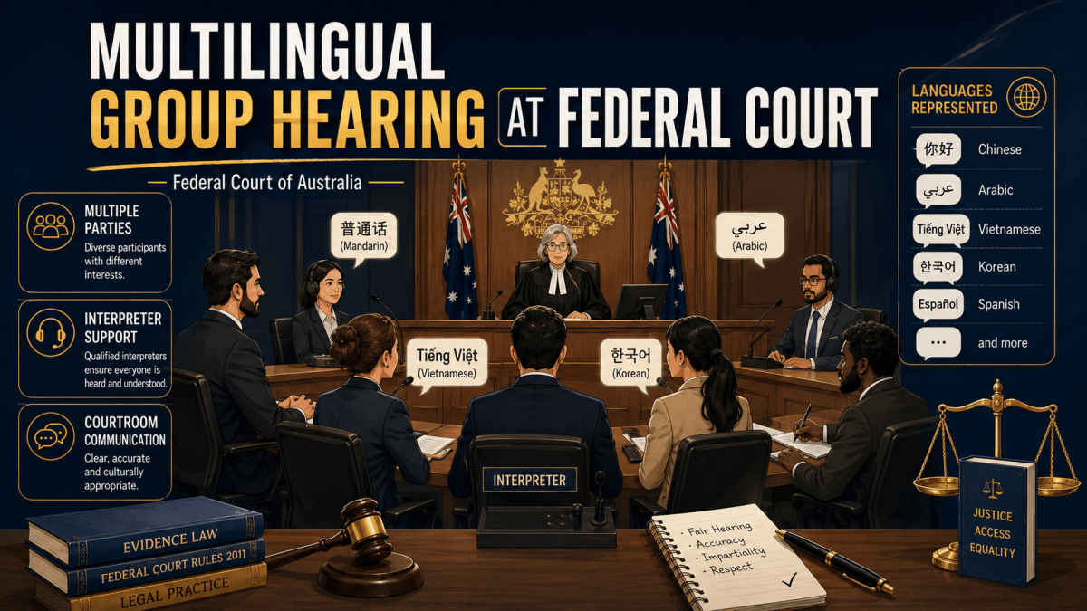 Working with Multiple Interpreters in Federal Court Migration Matters: Practical Lessons from the&nbsp;Courtroom