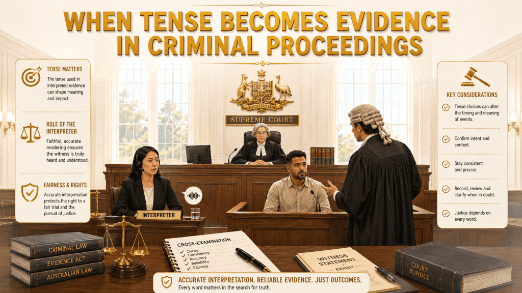 When Tense Becomes Evidence in Criminal&nbsp;Proceedings